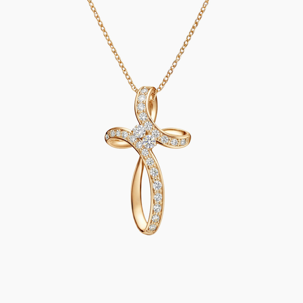 Radiant Cross Pendant