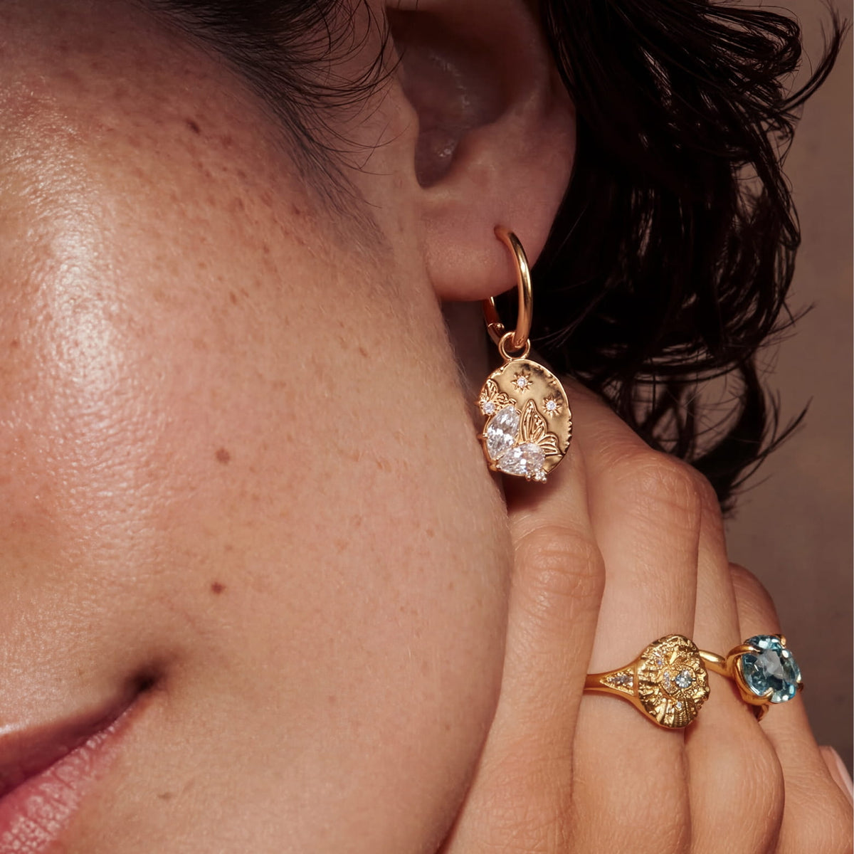 Lunar Slice Hoops